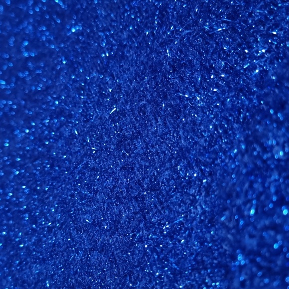 3/$40 Sale! H&M Metallic Oversized Sparkly Royal Blue Long Turtleneck Sweater - Picture 8 of 8